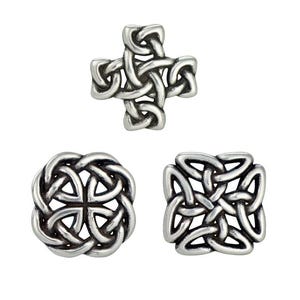 Celtic Concho Assortment Hardware Collection. Screw Back Conchos for Leather work, belts, horse tack and decoration.