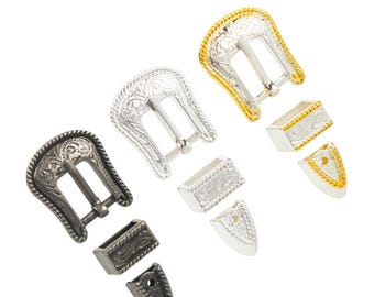 3/8” (10mm) Stratford Hat buckles. Assorted colours, 3 piece designs.