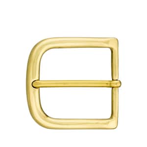 1-1 / 2 ”38 mm Fersenschnalle aus massivem Messing. Robuste Schnallen für Gürtel.