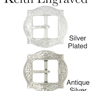 2,5 cm lange Keith Gürtelschnallen/Doppelschnallen für Gürtel, Taschen, Lederarbeiten.
