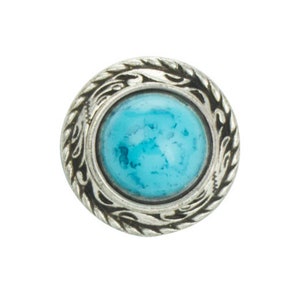 Turquoise Concho Assortment Hardware Collection. Screw Back Conchos for Leather work, belts, horse tack and decoration.