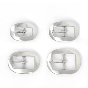 Schnallen aus Edelstahl. Zubehör für Zamzeug und Tacker. 1/2”, 5/8”, 3/4” und 1” Größen