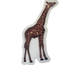 Clear Giraffe Sticker, Waterproof Weatherproof Laptop Decal