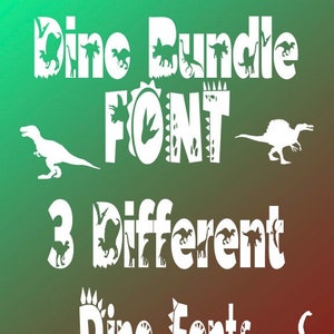 Paquete de fuentes de dinosaurios Alfabeto Fuente Letras de dinosaurios OTF ARCHIVO Fuente de dinosaurio Dino ABC Dino Tema Cumpleaños Dinosaurios Números Descarga digital