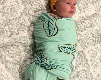 Leaves of Lorien Baby Swaddle: Lord of the Rings Blanket