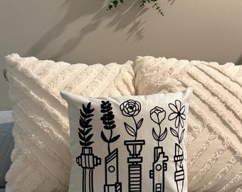 Light Saber/ Space Wars / Pillow Cover / Nerd Pillows / Machine Washable
