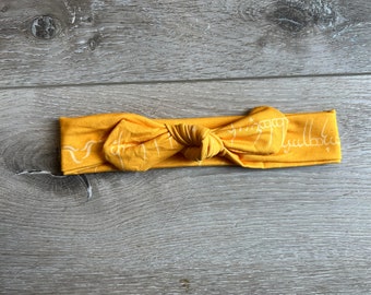 One Ring Knotted Headband / Baby Headband / Stretchy / Lord of the Rings