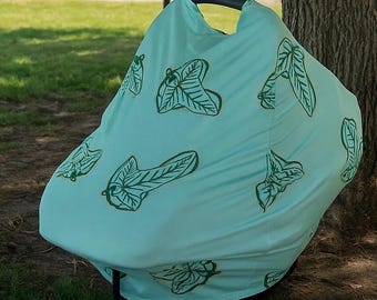 Leaves of Lorien Car Seat & Nursing Cover - Baby Hobbit, Lord of the Rings