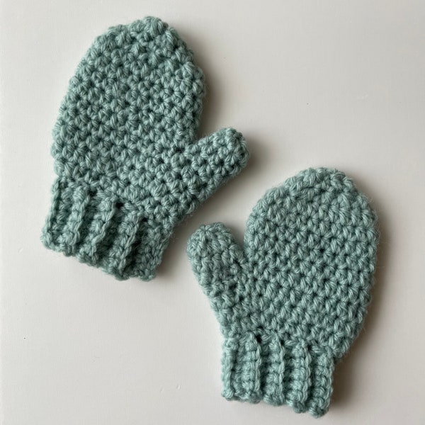 Toddler Mittens Crochet Pattern | 2-3T, 3-4T, 4-5T | Crochet Toddler Mitten Pattern | Crochet Kid Mitten | Crochet Mitten Pattern