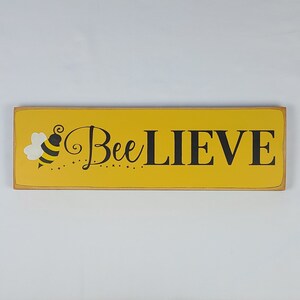 Beelieve Summer Wooden Sign