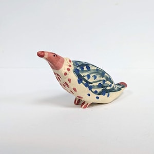 Ceramic Hand Painted Bird Figurine