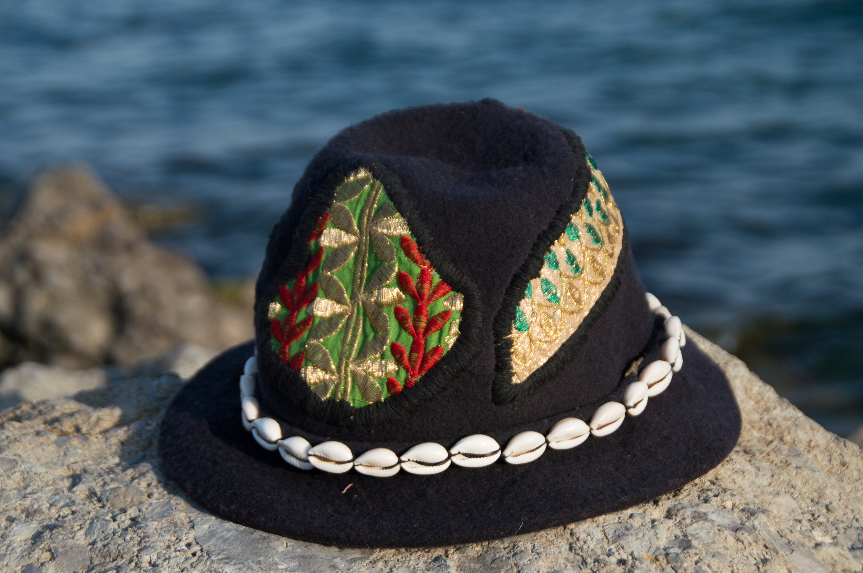 Patchwork Sweater Fedora Hat Patchwork Fedora Hat - Etsy main image 3