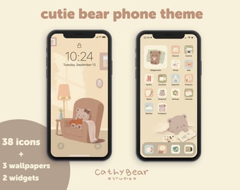 Cutie Bear App Icon Set