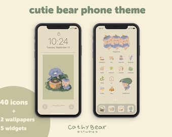 Cutie Bear App Icon Set