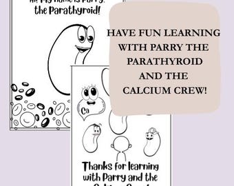 Hypoparathyreoidismus Malbuch: Nebenschilddrüse parieren, Kalziumaufklärung (PDF Download)