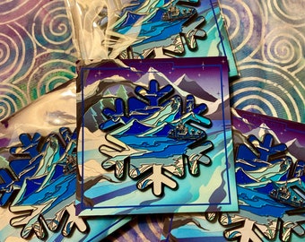 Frozen Arendale Fantasy Locations Enamel Pin