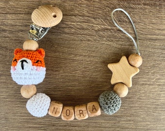 Personalized pacifier chain