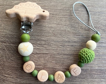 Personalized pacifier chain