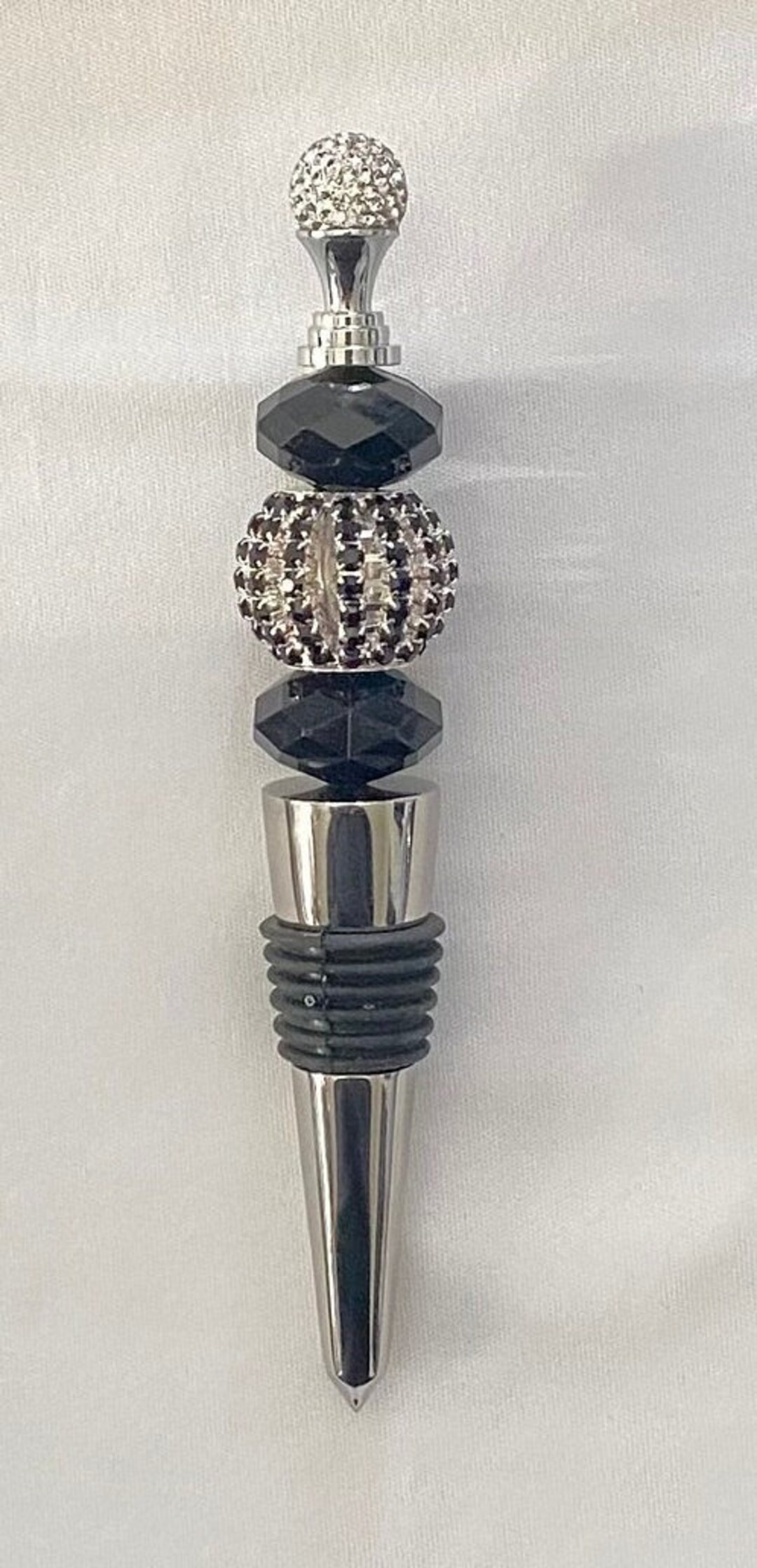 Crystal Wine Bottle Stopper Etsy