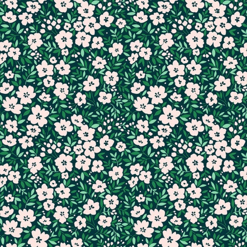 Emerald Green And White Backdrops, Floral Pattern Fabric Backdrop, Small Flowers Custom Banner, Fashionable Photography buying Wall, Pretty