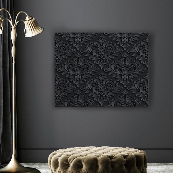 Damask Wall Art Etsy