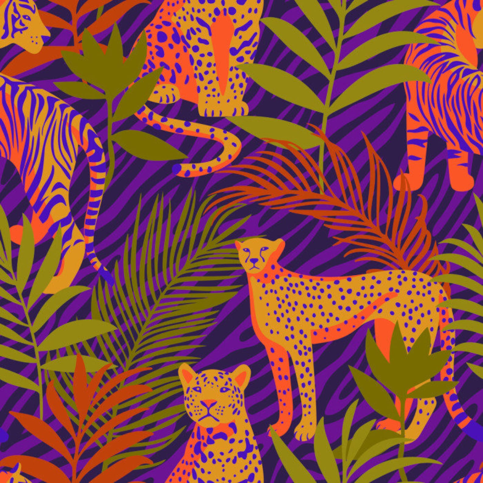 safari animal print fabric