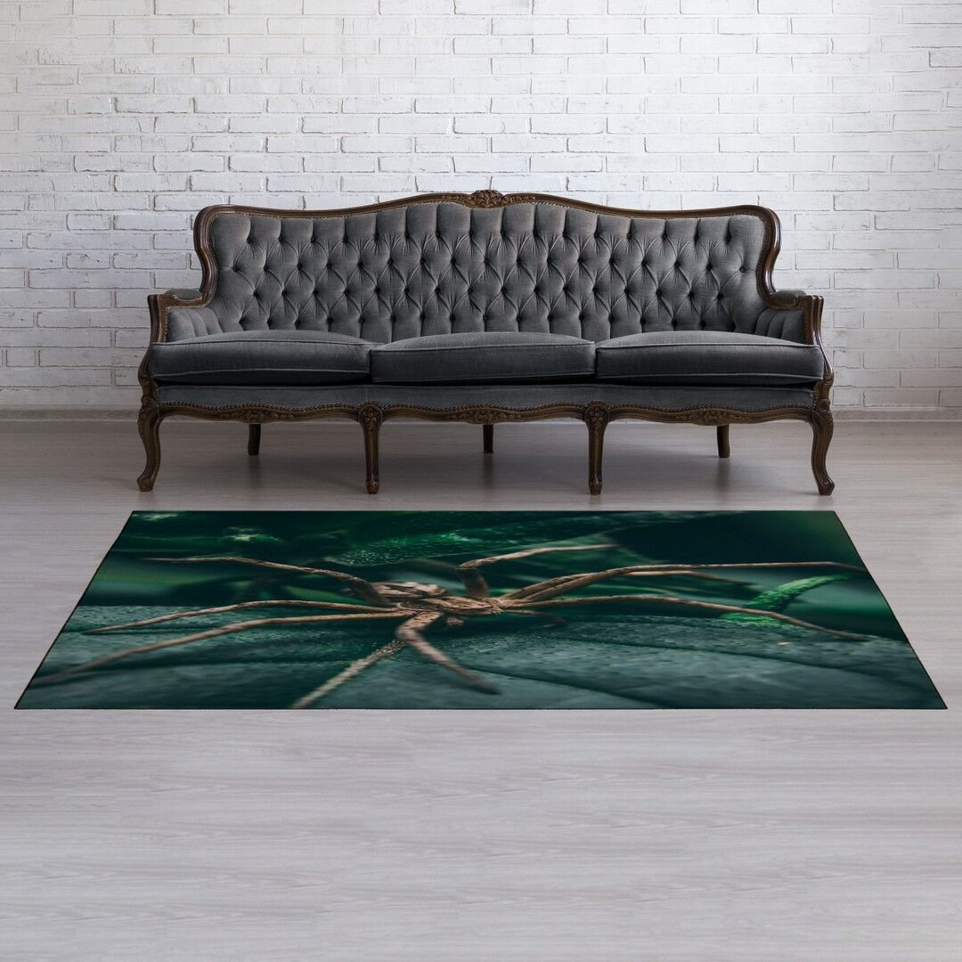 Spider Rugs Huntsman Area Rugs Nature Carpets Wildlife Floor Etsy