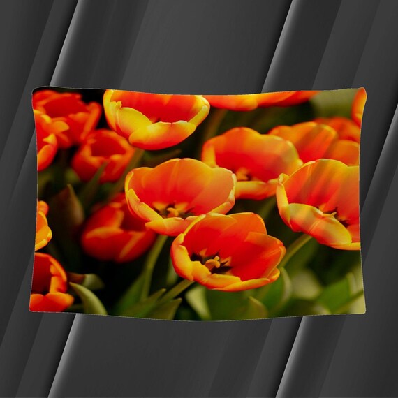 Orange Floral Fabrics Flowers Fabric by the Yard Apricot Etsy