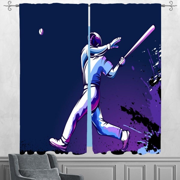 Sports Curtains Etsy