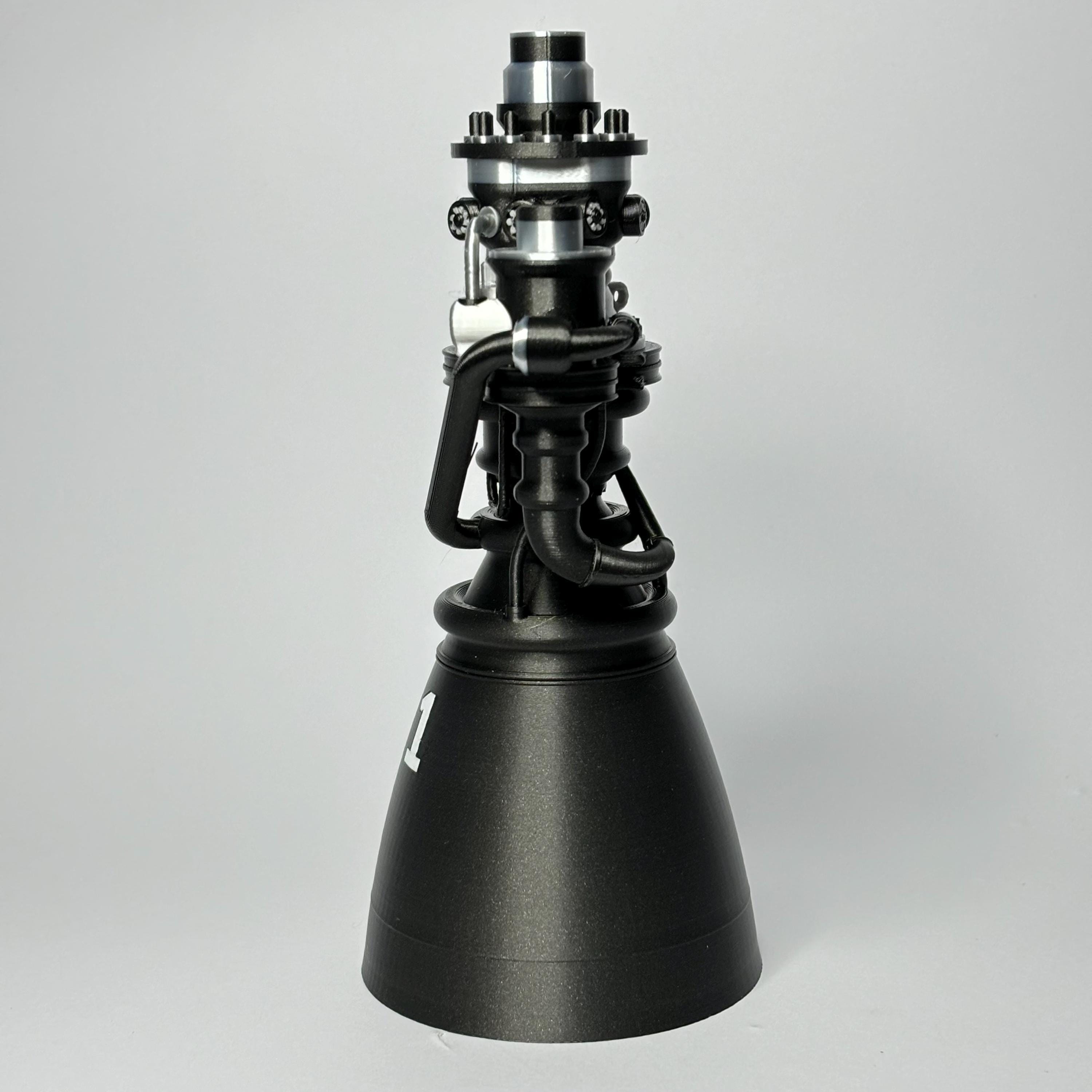 ラプター3 - SpaceXロケットエンジンの3Dプリントモデル - Etsy 日本