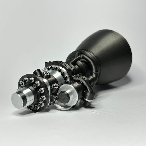 ラプター3 - SpaceXロケットエンジンの3Dプリントモデル - Etsy 日本