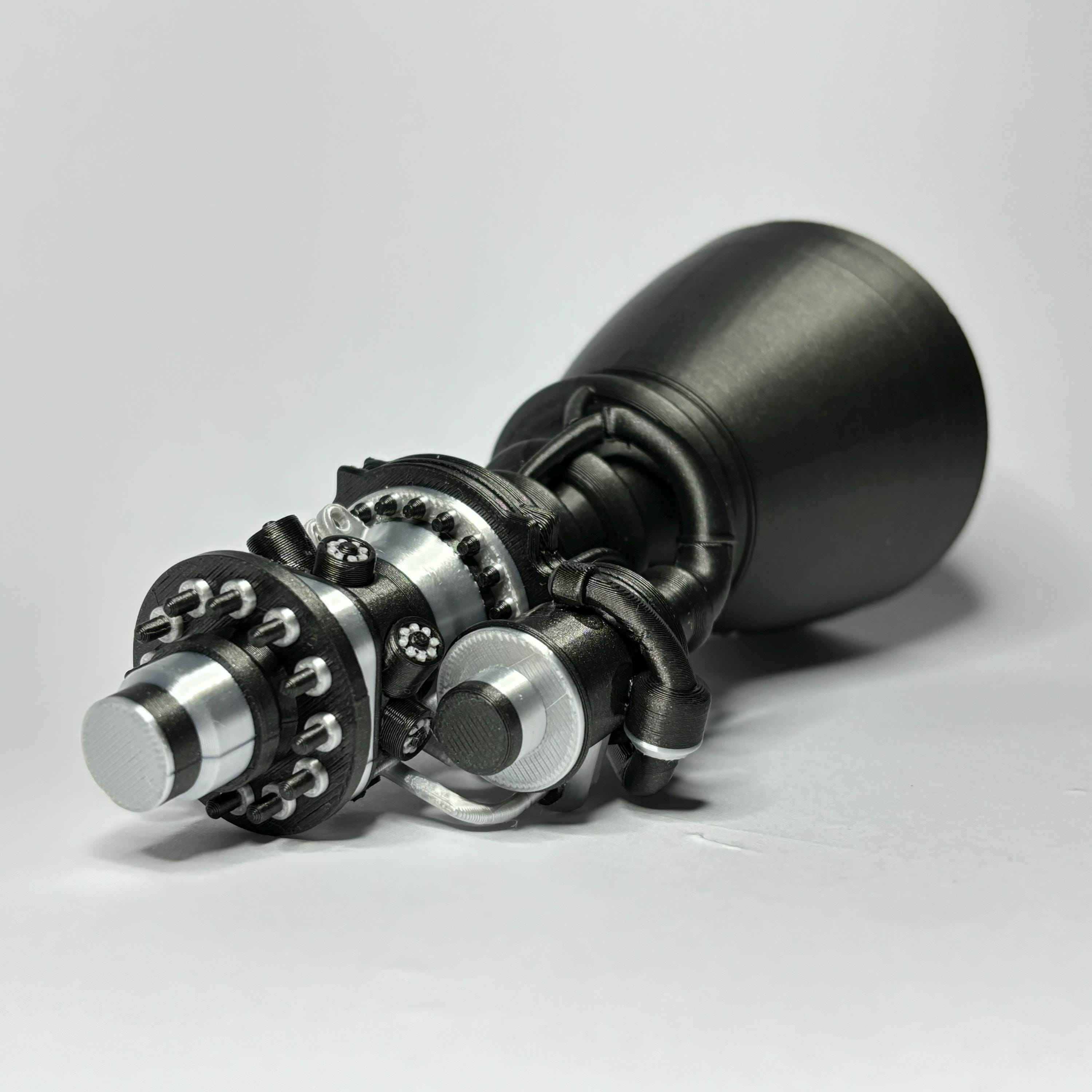 ラプター3 - SpaceXロケットエンジンの3Dプリントモデル - Etsy 日本