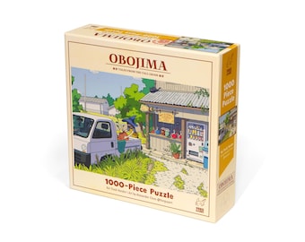Obojima 1000 Piece Puzzle – Kei Truck Vendor Scene, Anime Puzzles, Ghibli-Inspired Art, Fantasy Gaming, Nostalgic Gift