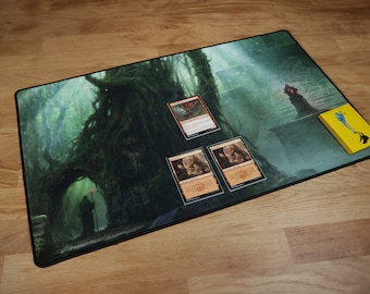 Temple Neoprene Playmat – RPG Dice Mat, DnD Game Board Accessory, Tabletop Gaming Surface, 24" x 14" Portable Tabletop Mat