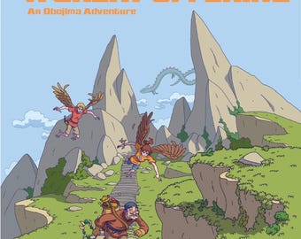 Obojima Adventure: One-Shot RPG Module PDF | Fantasy role-playing game inspired by Legend of Zelda, anime DND, magical island, spirit world