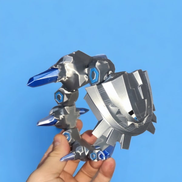 Articulated MEGA Steelix MULTICOLOR 3d PRINT fidget toy