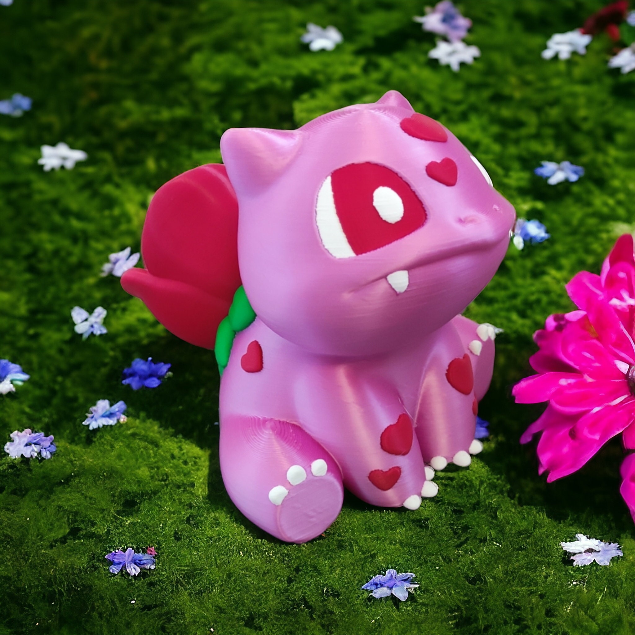 Valentine Kanto Starter Sitting - Bulbasaur - Etsy