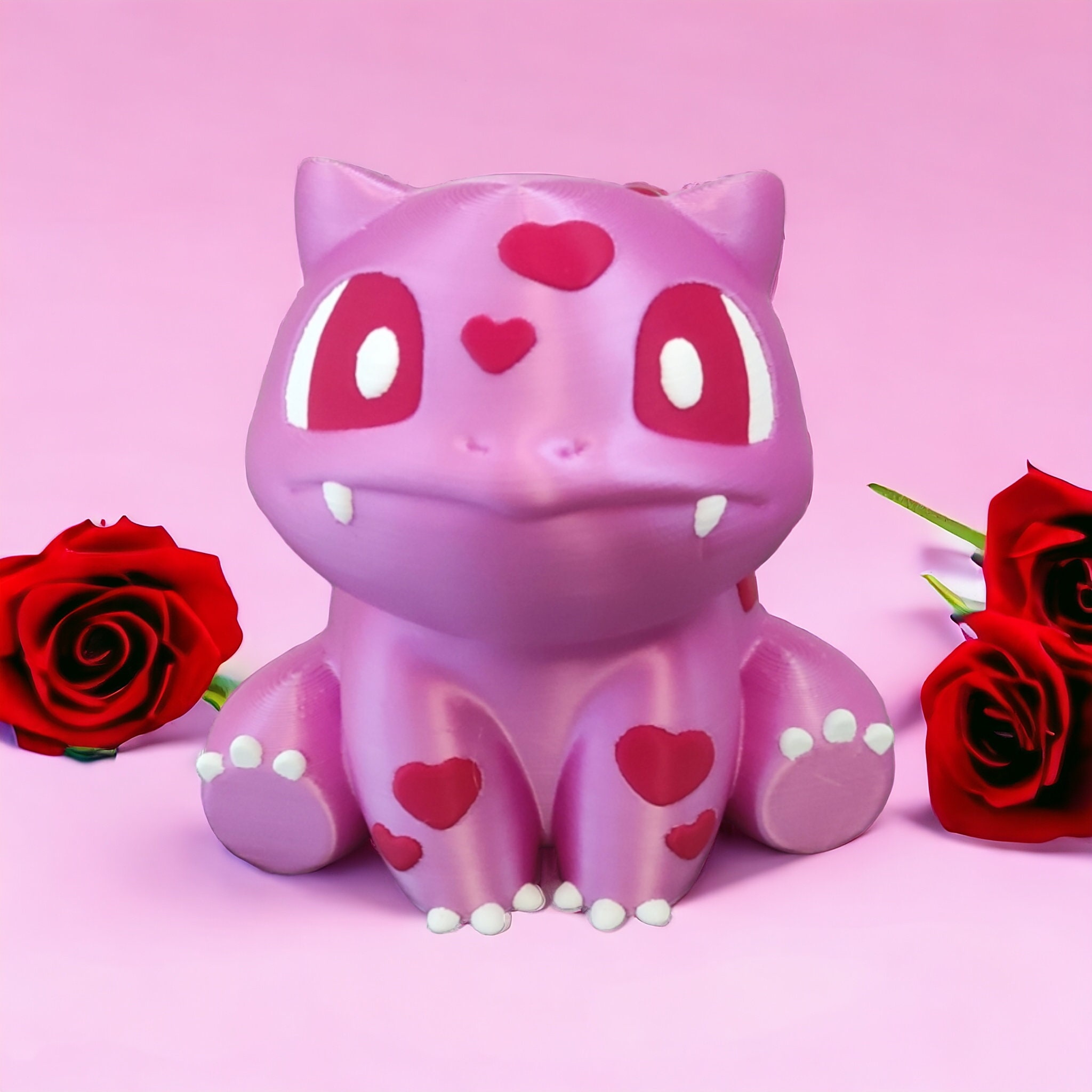 Valentine Kanto Starter Sitting - Bulbasaur - Etsy
