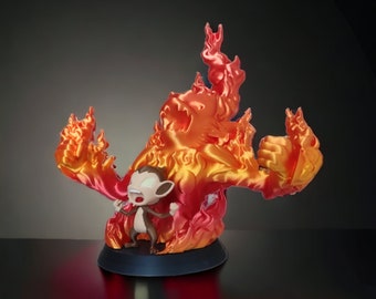 Chimchar Infernape 3d Figure Statue MULTICOLOR 3d PRINT