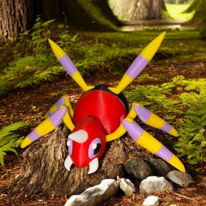 Articulated Ariados 3d print fidget toy