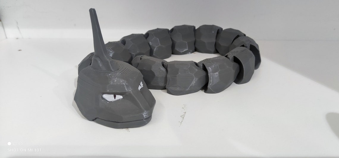 Articulated Onix 3d Print Fidget Toy Etsy