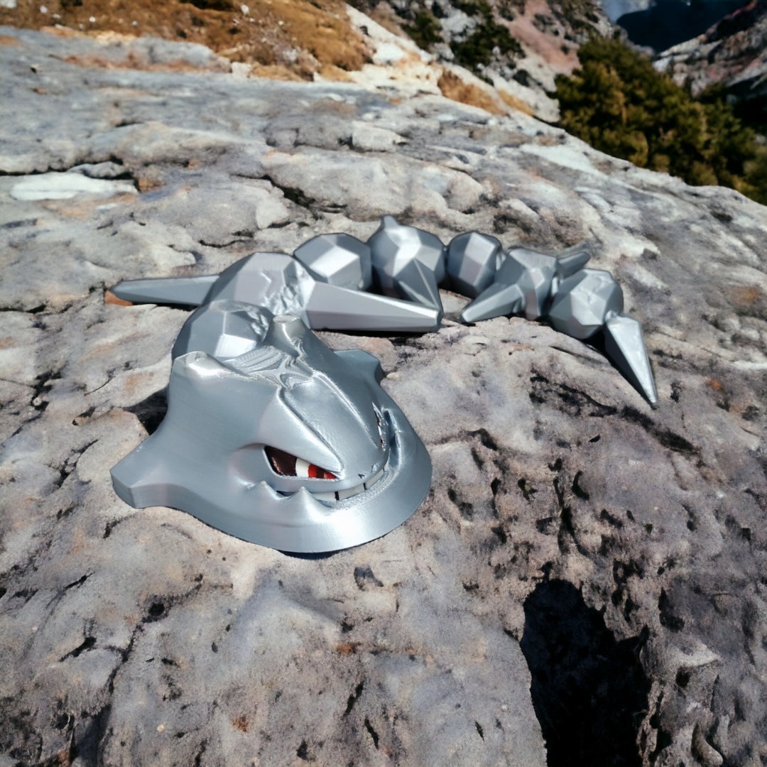 Articulated Steelix MULTICOLOR 3d PRINT Fidget Toy