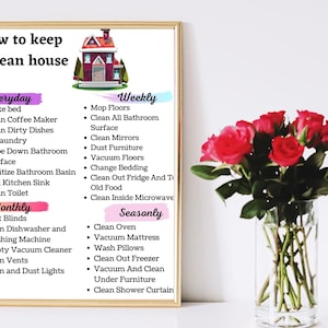 Cleaning Checklist