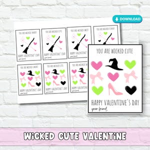 Valentinstag für Kinder | Klasse Valentin | Grün und PINK Nette Valentinsgrüße | Klasse Valentin