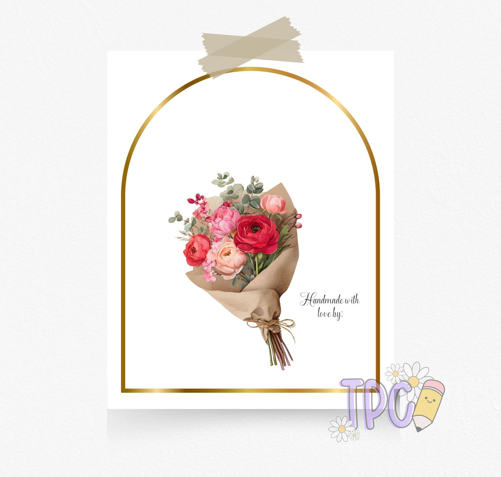 Flower Bouquet Handprint Poem Printable | Mother’s Day Gift From Kids ...