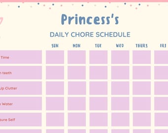 DDLG Chore Chart | Kawaii DDLG | Adult Chore Chart | DDLG Daddy | Little space Chore Chart | Award And Chore Chart | Lolita