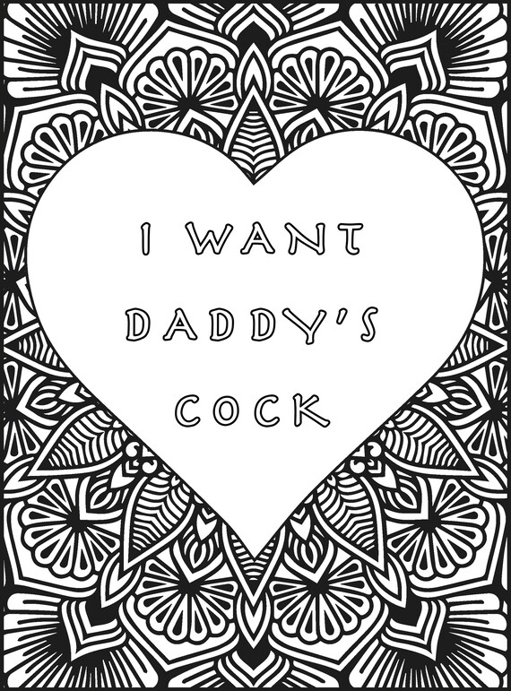 Erotic Coloring Page DDLG Coloring Page Adult Coloring - Etsy