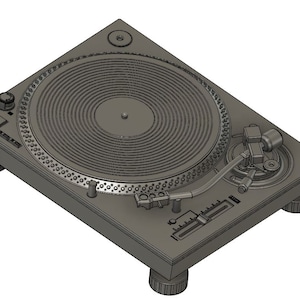 3D model DJ turntable for 3D printing