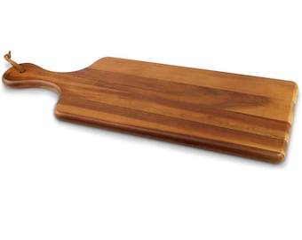 Wood Cutting Board with Handle