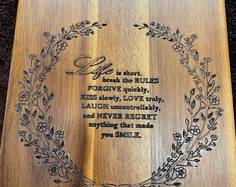 Custom Laser Engraving